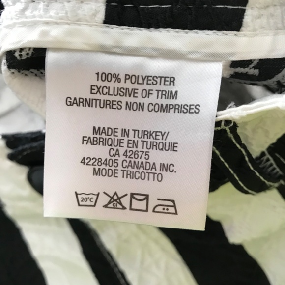 Tricotto Stripe Jeans Pants Women’s Size 6/S Black White Punk Alt Goth Pockets - Picture 9 of 16